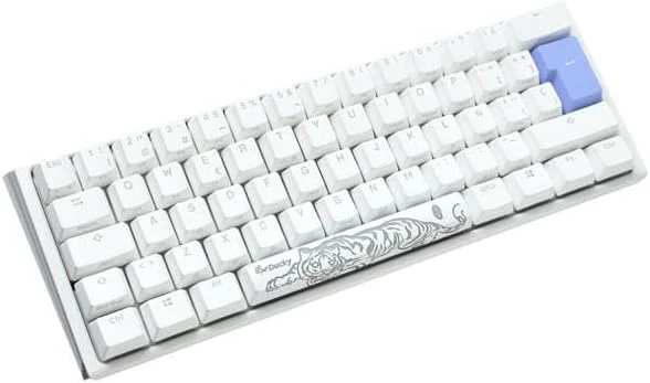 Ducky One 3 Mini PBT, LEDs RGB, Pure White, MX RGB CLEAR, USB, ES