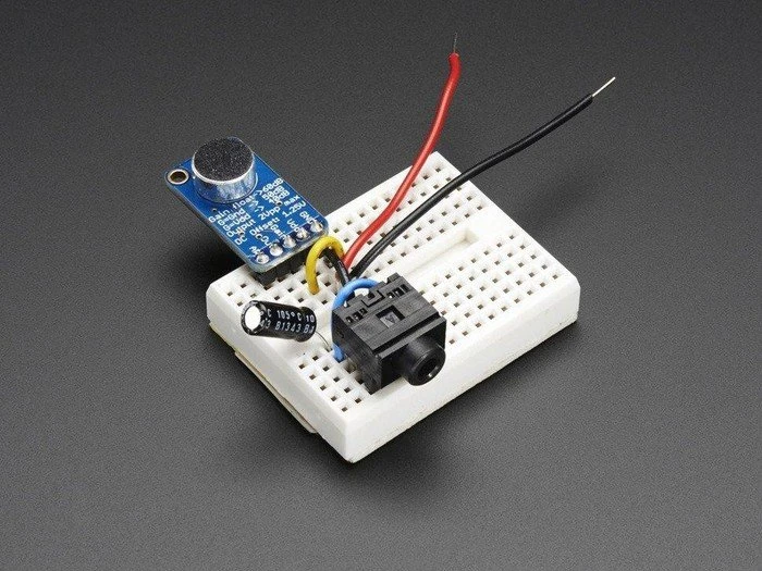 Adafruit Mikrofon, MAX9814/CMA-4544PF-W, mit automatischer Verstärkerregelung