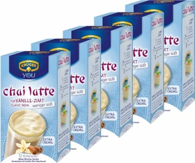 Krüger You Chai Latte Vanille-Zimt weniger süß Tee Beutel, 50 Stück (5x 10 Stück)