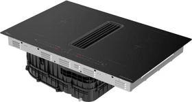 Midea Comfee MIH740Y038B Induktionskochfeld mit Kochfeldabzug autark