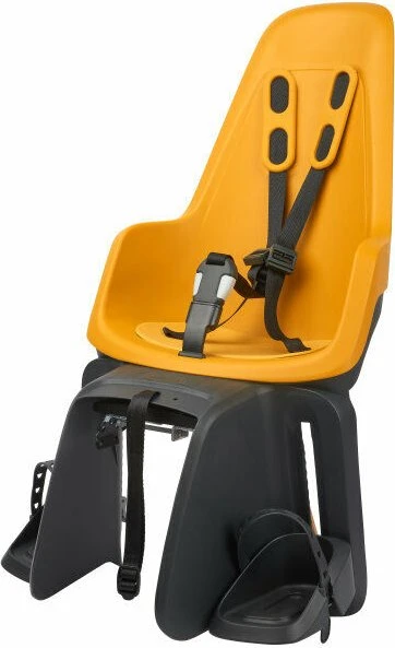 Bobike ONE Maxi City Gepäckträger Fahrradkindersitz mighty mustard
