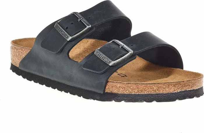Birkenstock Arizona Nubukleder schwarz
