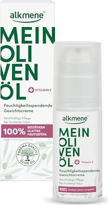 Alkmene Mein Ölivenöl Feuchtigkeitsspendende Gesichtscreme, 50ml
