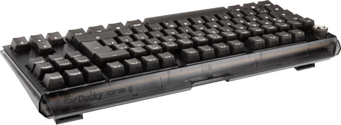 Ducky One 3, Aura Black, TKL, LEDs RGB, MX SILENT RGB RED, USB, DE