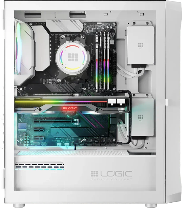 Logic Concept Portos ARGB Midi White, Glasfenster
