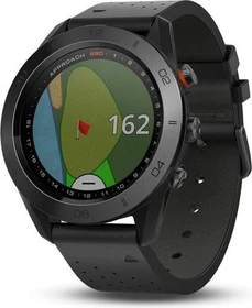 Garmin Approach S60 Leder GPS-Golfuhr schwarz (010-01702-02)