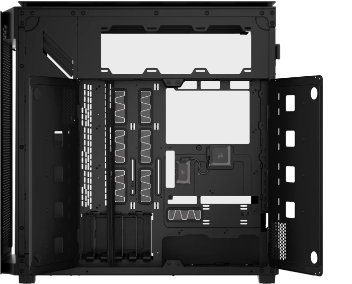 Corsair 9000D RGB Airflow Black, Glasfenster
