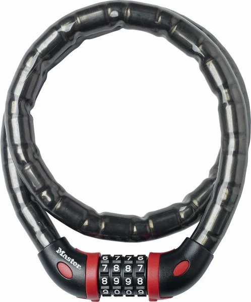 Master Lock 8226 Spiralkabelschloss, Zahlenkombination (8226EURDPRO)