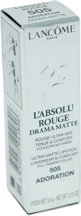 Lancôme L'Absolu Rouge Drama Matte Lippenstift 505 adoration, 3.4g