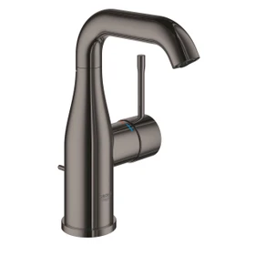 Grohe Essence Einhand-Waschbeckenarmatur 1/2" M-Size mit Ablauffernbedienung hard graphite