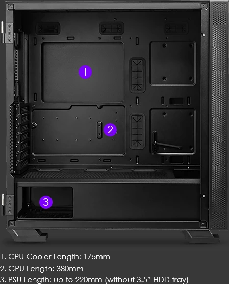 MSI MAG Vampiric 300R, schwarz, Glasfenster