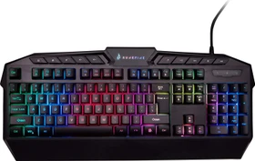 Verbatim SureFire KingPin RGB Gaming Keyboard, LEDs RGB, schwarz, USB, UK (48824)
