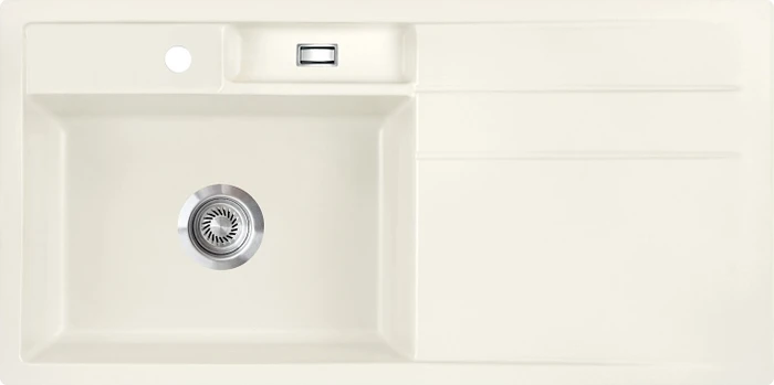 systemceram Bela 100 F Einbau Becken links jasmin