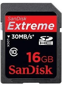 SanDisk Extreme III 16GB, Class 10