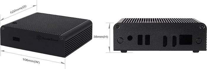 SilverStone Petit PT14B-H1D1, schwarz