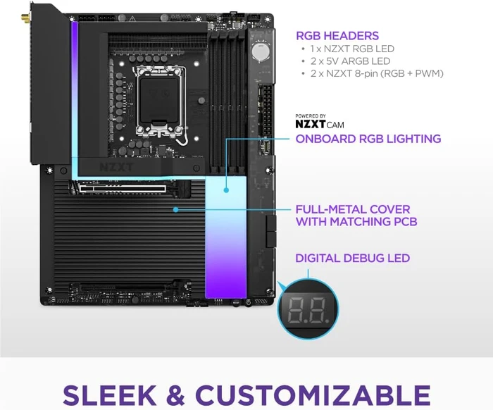 NZXT N9 Z890 Black (Intel 1851)