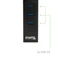 plugable Bus Powered Hub, RJ-45, USB-B 3.0 [Buchse] Vorschaubild