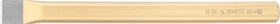 Rennsteig Handmeißel Flach lackiert 400x27mm