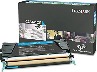 Lexmark Return Toner C734A1CG cyan