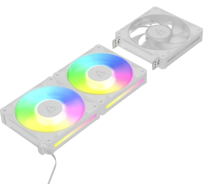 ARCTIC BioniX P12 A-RGB, weiß, 120mm, 3er-Pack