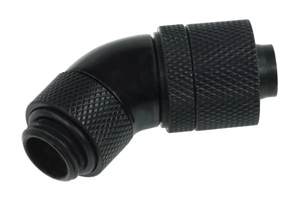 Alphacool HF Schraubanschluss 45° G1/4", schwarz