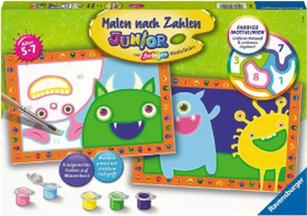 Ravensburger Malen nach Zahlen Lustige Monster