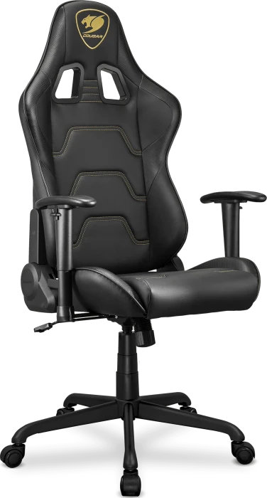 Cougar Armor Elite Royal CGR-ELI-GLB Gamingstuhl, schwarz/gold