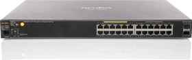 HPE Aruba 2530 24G Rackmount Gigabit Managed Switch, 24x RJ-45, 2x SFP+, 195W PoE+ (J9854A)