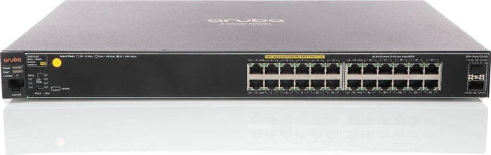 HPE Aruba 2530 24G Rackmount Gigabit Managed Switch, 24x RJ-45, 2x SFP+, 195W PoE+