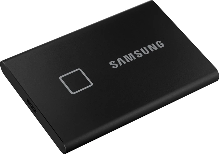 Samsung Portable SSD T7 Touch, Metallic Black, 500GB, USB-C 3.1