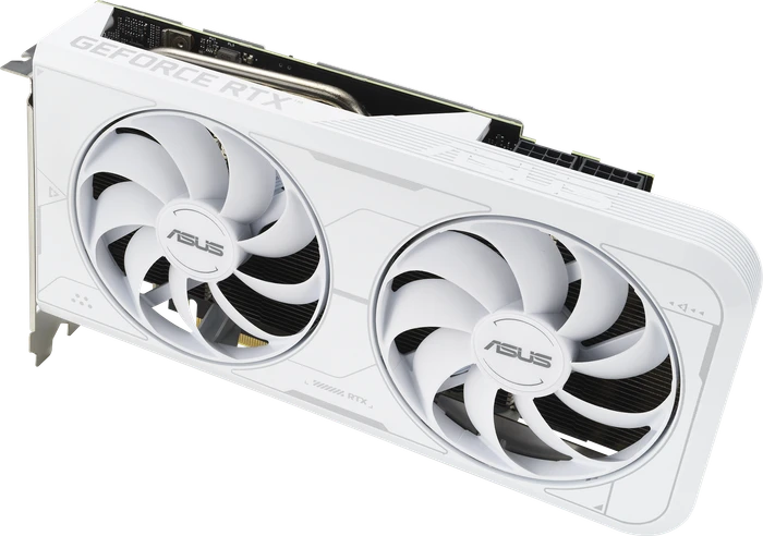 ASUS Dual GeForce RTX 3060 Ti White OC, DUAL-RTX3060TI-O8GD6X-WHITE, 8GB GDDR6X, HDMI, 3x DP