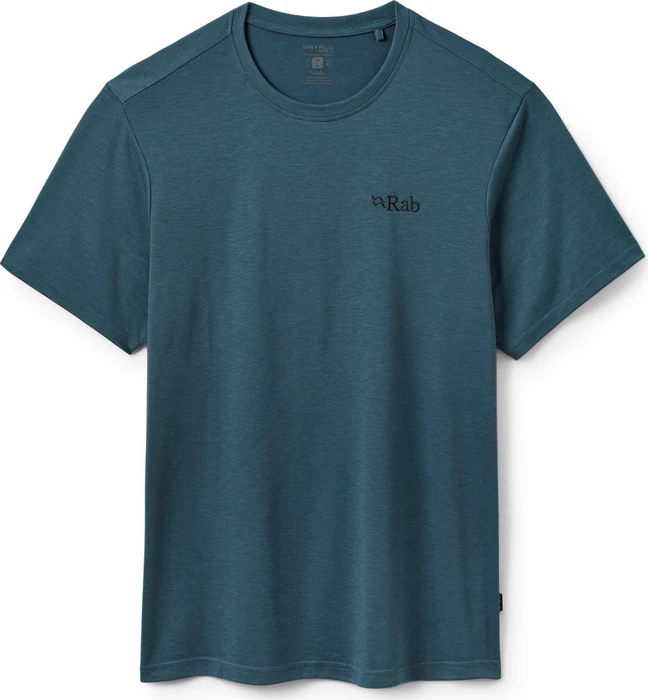Rab Crimp Logo Funktionsshirt kurzarm orion blue (Herren)