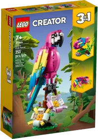 LEGO Creator 3in1 - Exotischer pinkfarbener Papagei