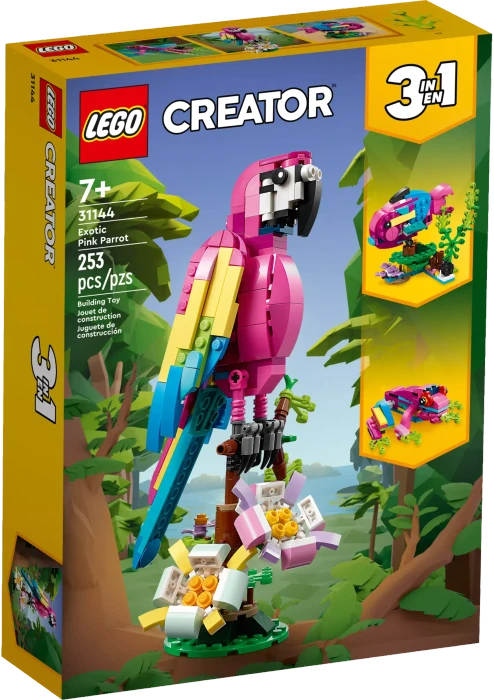 LEGO Creator 3in1 - Exotischer pinkfarbener Papagei