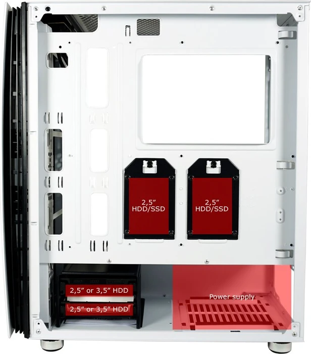 LC-Power Gaming 713W Bright_Sail_X, Glasfenster