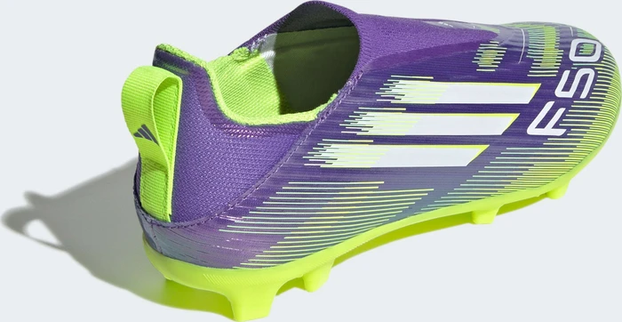 adidas F50 League Laceless FG/MG purple rush/cloud white/lucid lemon (Junior)