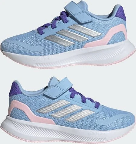 adidas Runfalcon 5 glow blue/silver metallic/clear pink (Junior)