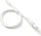 Keychron Coiled Aviator Cable, Tastaturkabel (Spiral-Textilkabel), 1.36m, weiß Vorschaubild