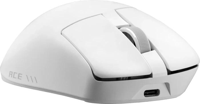 ASUS ROG Gladius IV Ace Wireless, Moonlight White, USB/Bluetooth