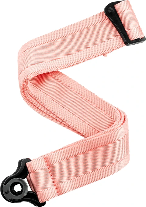 D'Addario Auto Lock Nylon Guitar Strap New Rose