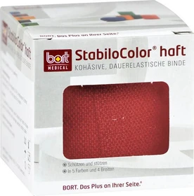 Bort Medical StabiloColor Bandage rot, 10cm x 5m, 1 Stück