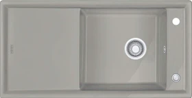 Franke Ambion ABK 611-100 Einbau Becken reversibel mit Ablauffernbedienung perlgrau matt