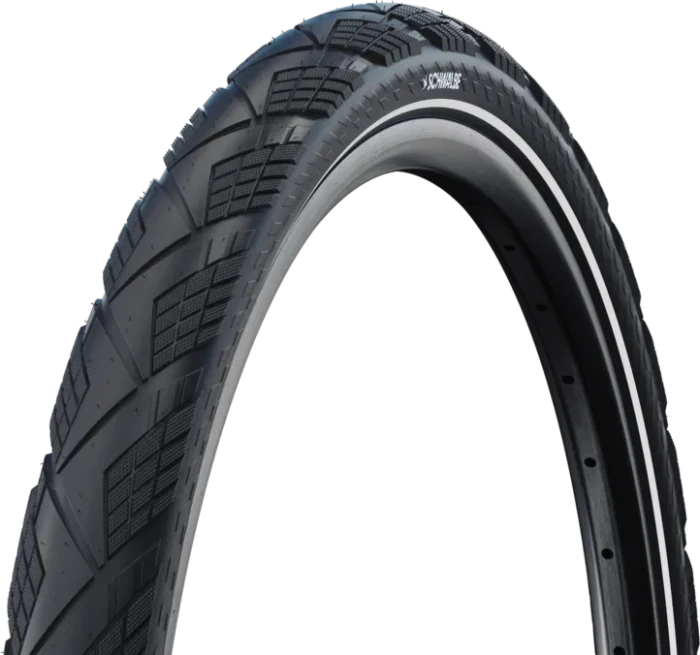 Schwalbe Marathon Efficiency 28x2.0" RaceGuard Addix Green Reifen black/reflex