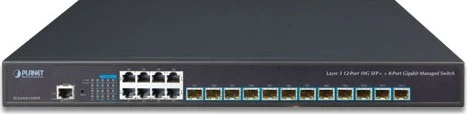 Planet XGS-6350 Rackmount 10G Managed Switch, 12x SFP+, 8x RJ-45