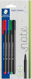 Staedtler triplus fineliner 334 0.3mm sortiert, 4er-Set, Blister