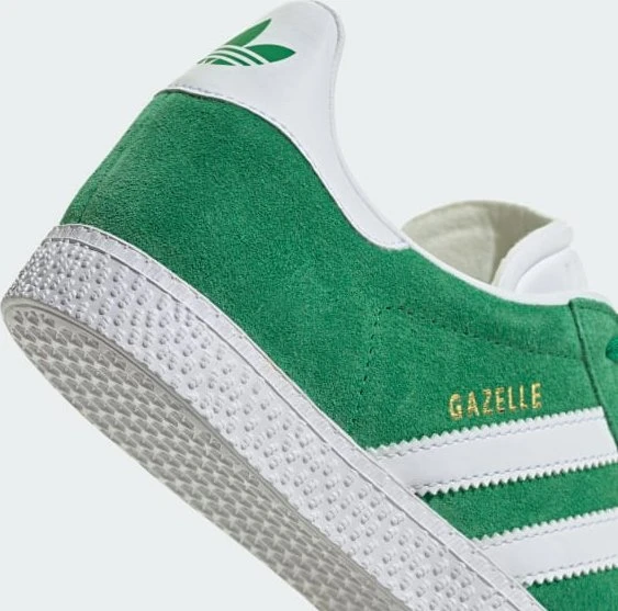 adidas Gazelle green/cloud white/gold metallic (Junior)