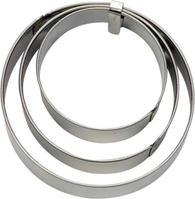 Städter Terrassen-Ausstecher Ring Set Glatt, 3-tlg.
