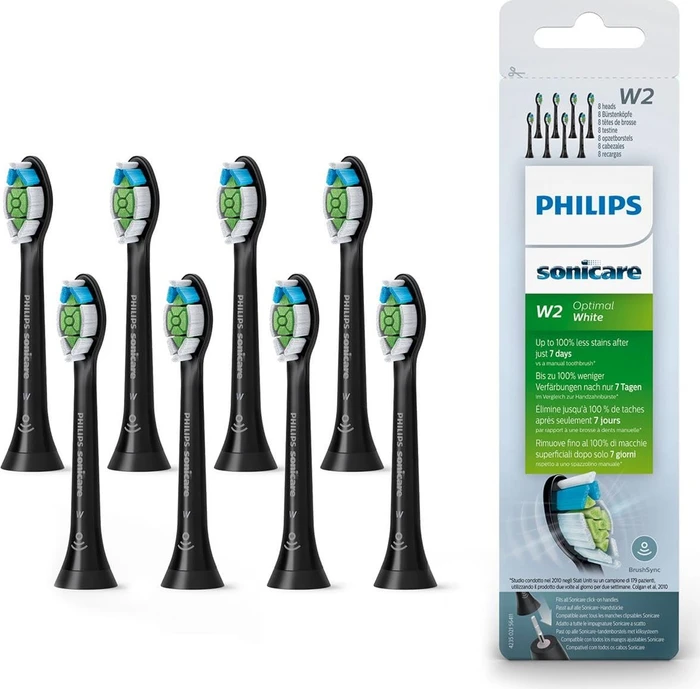 Philips Sonicare W2 Optimal White Ersatzbürste schwarz