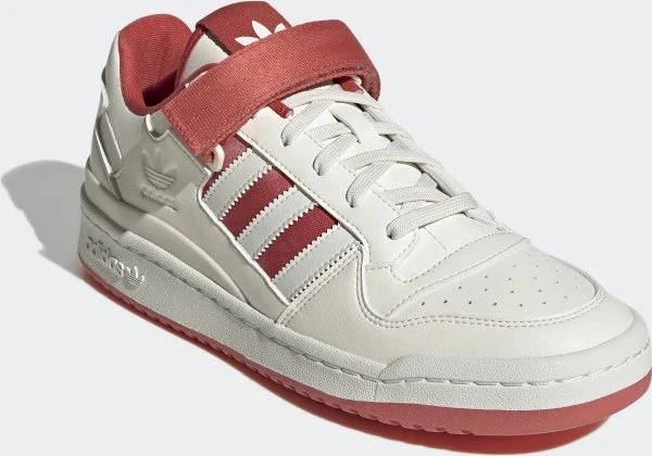 adidas Forum Low chalk white/white tint/crew red