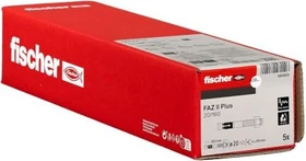 fischer FAZ II Plus 20/160 gvz Bolzenanker, M20, 5 Stück